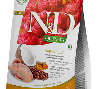 N&D Cat Quinoa Skin & Coat Quaglia Hot on Sale