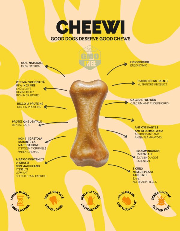 Cheewi - Osso al Formaggio e burro di arachidi Cheap