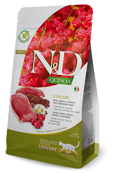 N&D Quinoa cat Urinary Anatra Online now