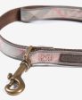 Barbour - Guinzaglio Per Cani Taupe Pink Tartan Riflettente For Sale