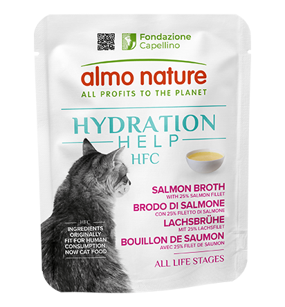 Almo Nature HFC Hydration Help Brodo di Salmone con Filetto di Salmone Supply