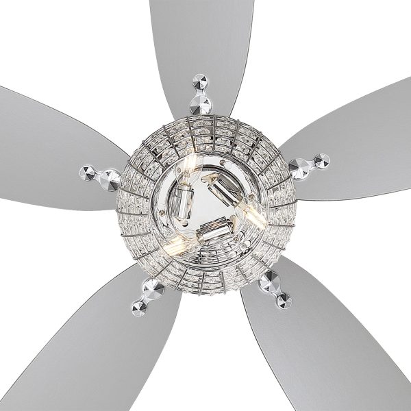 Bling LED Ceiling Fan Online now