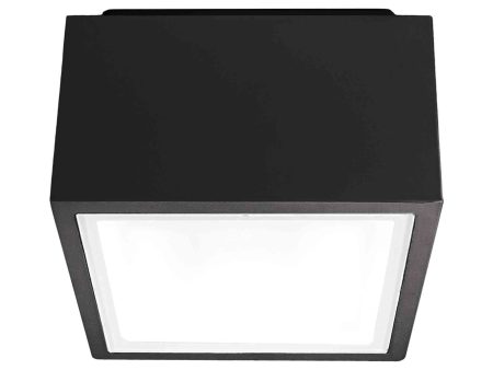 Bloc Outdoor LED Flush Mount Ceiling Light For Sale