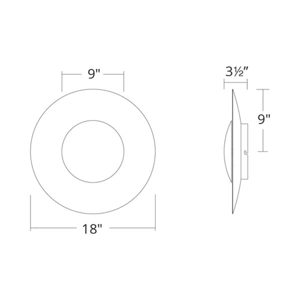 Blaze LED Wall Light For Discount