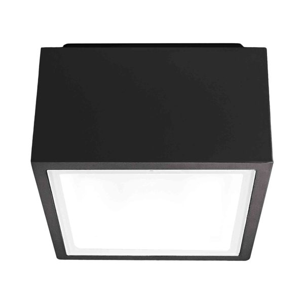 Bloc Outdoor LED Flush Mount Ceiling Light For Sale