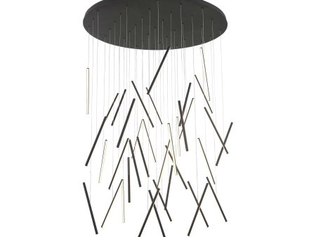 Chute Round LED Chandelier For Discount