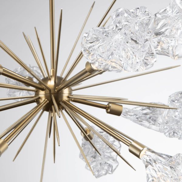 Blossom Oval Starburst LED Chandelier Online now