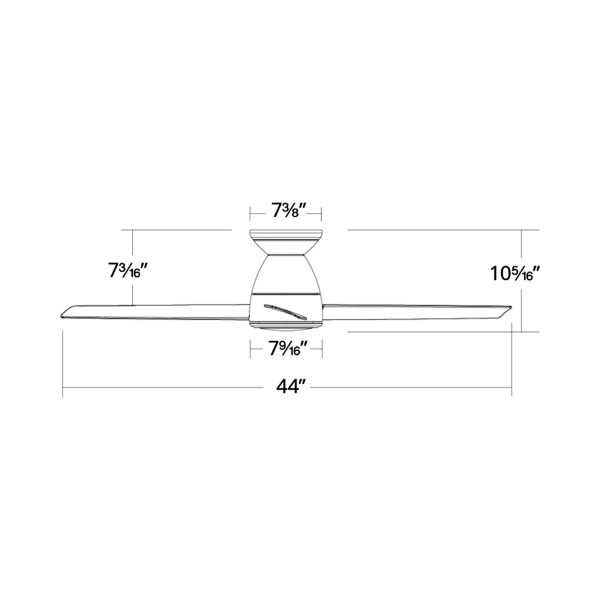 Tip-Top Outdoor LED Flush Mount Ceiling Fan Sale