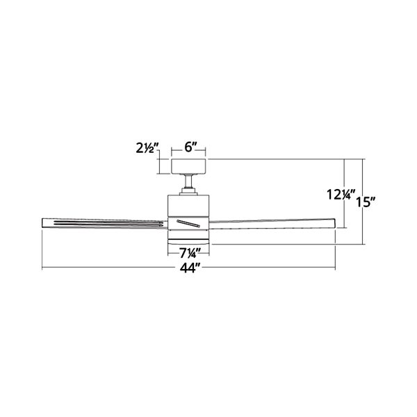 Axis Smart Outdoor LED Ceiling Fan For Cheap