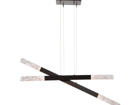 Axis Moda Double LED Linear Pendant Light Online Sale