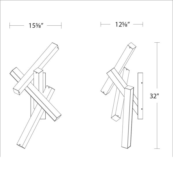 Chaos LED Wall Light Discount