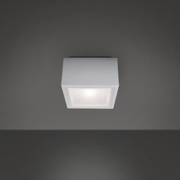 Bloc Outdoor LED Flush Mount Ceiling Light For Sale