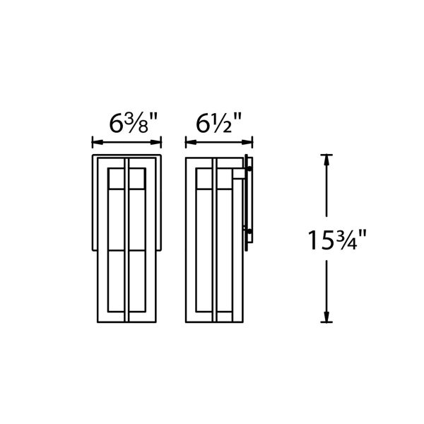 Chamber Outdoor LED Wall Light Online