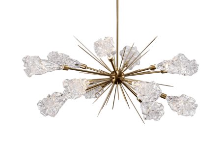 Blossom Oval Starburst LED Chandelier Online now