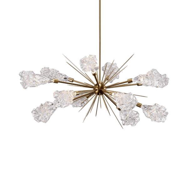 Blossom Oval Starburst LED Chandelier Online now