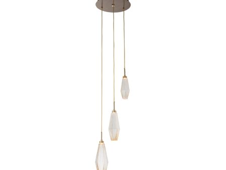 Aalto Round LED Multi Light Pendant Light For Discount