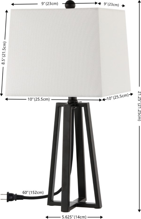 Safavieh Acosta TBL4505A Black Lamp Sale