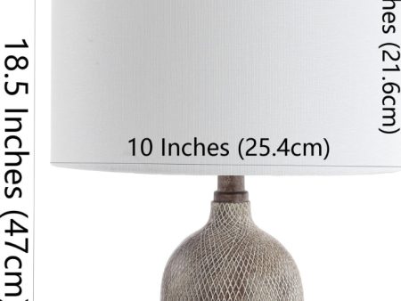 Safavieh Alvaro TBL4170A Grey Lamp Supply