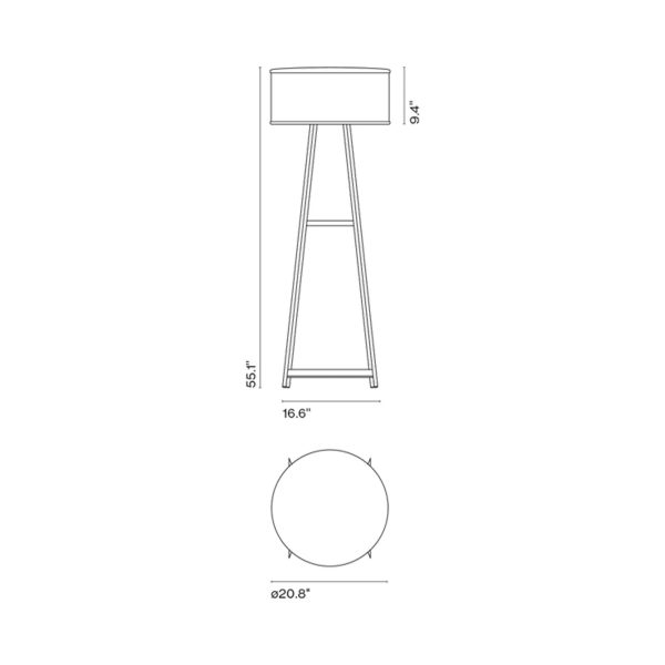 Cala 140 Outdoor LED Floor Lamp Sale