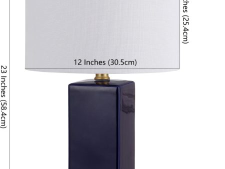 Safavieh Wendi TBL4305A Navy Blue Lamp Discount