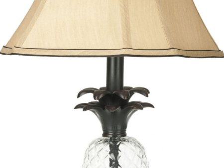 Safavieh Alanna Glass Pineapple LITS4003A Bronze   Clear Lamp Fashion