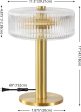 Safavieh Dua TBL4606A Clear   Brass Lamp Supply