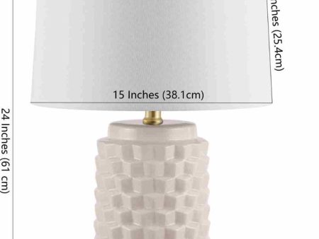 Safavieh Weldon TBL4275B Ivory Lamp Discount