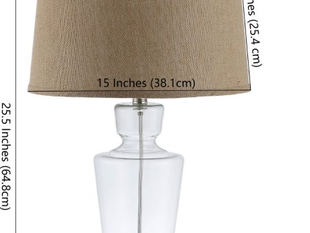 Safavieh Amby TBL4287A Clear Lamp For Sale