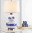 Safavieh Aileen TBL4013B Blue   Gold Lamp Online Hot Sale