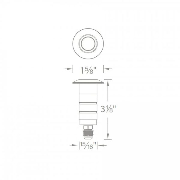 1 Inch Round LED Inground Light Discount