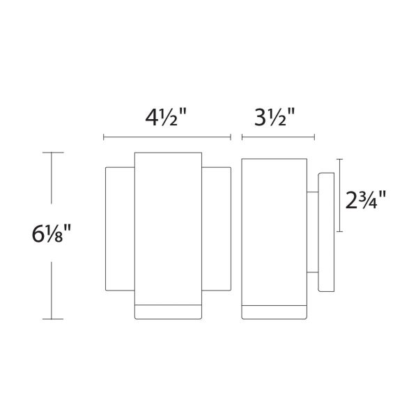 Block Outdoor LED Wall Light Sale