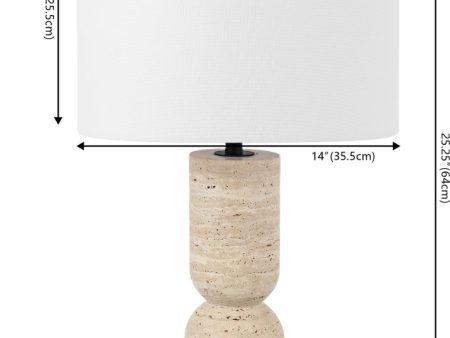 Safavieh Nara TBL4574B Ivory Lamp Supply