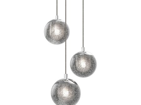 Champagne Bubbles LED Multi Light Pendant Light Hot on Sale