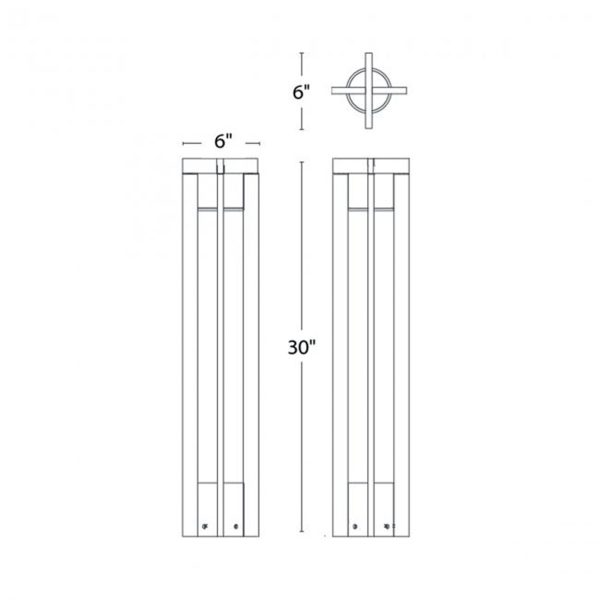 Chamber LED Bollard on Sale