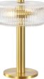 Safavieh Dua TBL4606A Clear   Brass Lamp Supply