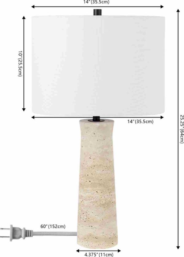 Safavieh Alana TBL4572A Ivory Lamp Online Sale