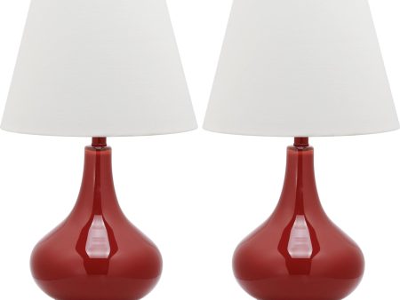 Safavieh Amy LIT4087E Red Lamp Fashion