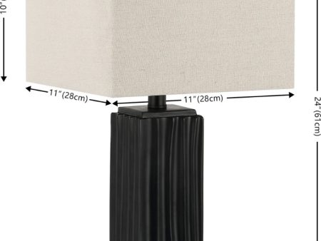 Safavieh Park TBL4462A Black Lamp Fashion