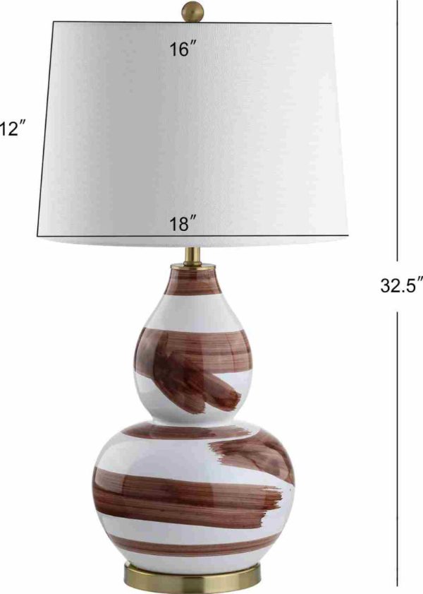 Safavieh Aileen TBL4013A Brown   Gold Lamp Sale