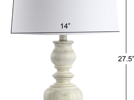 Safavieh Zabi TBL4176A White Lamp Online