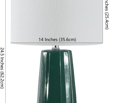 Safavieh Yani TBL4361A Dark Green Lamp Online