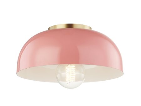 Avery 1-Light Semi-Flush Mount Ceiling Light Online Sale