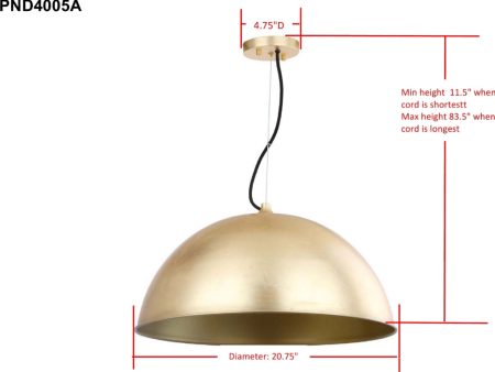 Safavieh Archer PND4005A Gold Lamp Online Sale