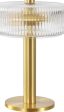 Safavieh Dua TBL4606A Clear   Brass Lamp Supply