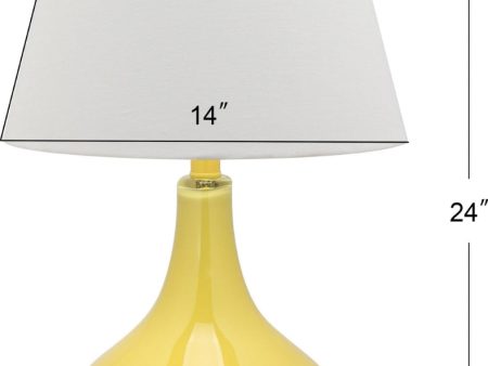 Safavieh Amy LIT4087H Yellow Lamp Online now