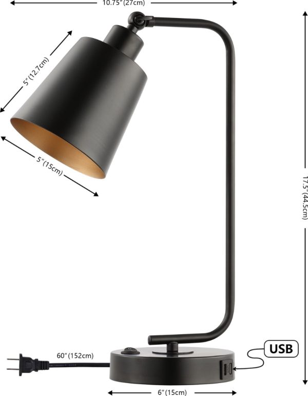 Safavieh Nobel TBL4453A Black Lamp Cheap