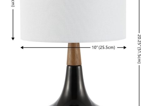 Safavieh Edalyn TBL4484A Black   Natural Lamp Online