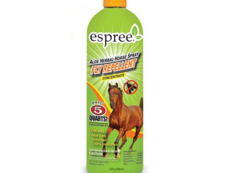 Aloe Herbal Horse Spray Fly Repellent Concentrate - 32 fl oz 32 Oz by Espree Online now