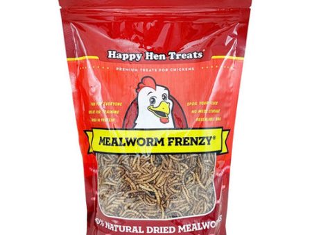 100% Mealworm Frenzy Treats For Chickens 10 Oz by Happy Hen Treats For Cheap