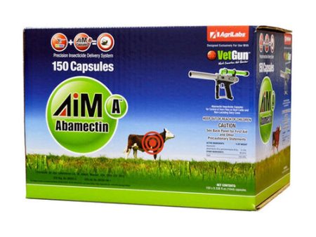 AiM-A VetCaps Cattle Insecticide Capsules for VetGun 150 Caps by Vetgun on Sale